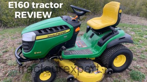 John Deere E160 avis et fiche technique 