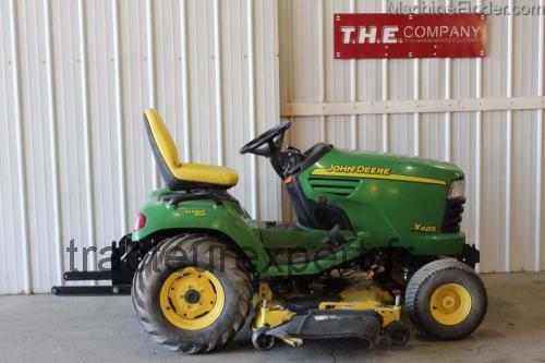 John Deere X485 avis et fiche technique