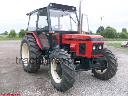 Zetor 7545 avis et fiche technique